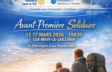 La recherche sur le cerveau soutenue par un grand nombre de Rotarien et de non Rotarien